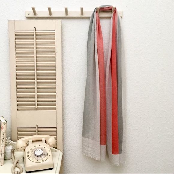 Do Everything in Love Light Gauzy Ombré Wrap Scarf, Polyester Viscose NWT - Picture 4 of 7